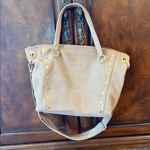 Hammitt Daniel Grey Natural with brushed gold accents